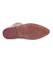 A pair of Loretta cowboy boots by Bed Stu on a white background.