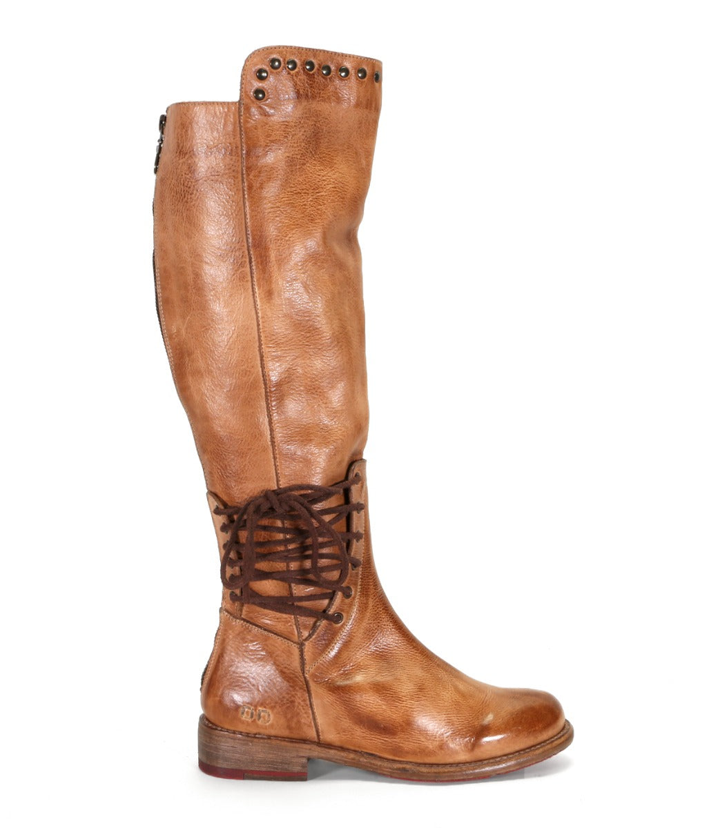 A women's Loxley boot with laces, made by Bed Stu.