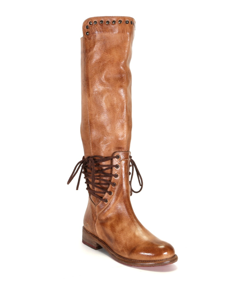 A women's Loxley boot with laces, made by Bed Stu.