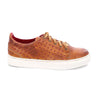 A women's Lyne leather sneaker with white dots by Bed Stu.