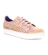 A women's Bed Stu Lyne sneakers with polka dots.