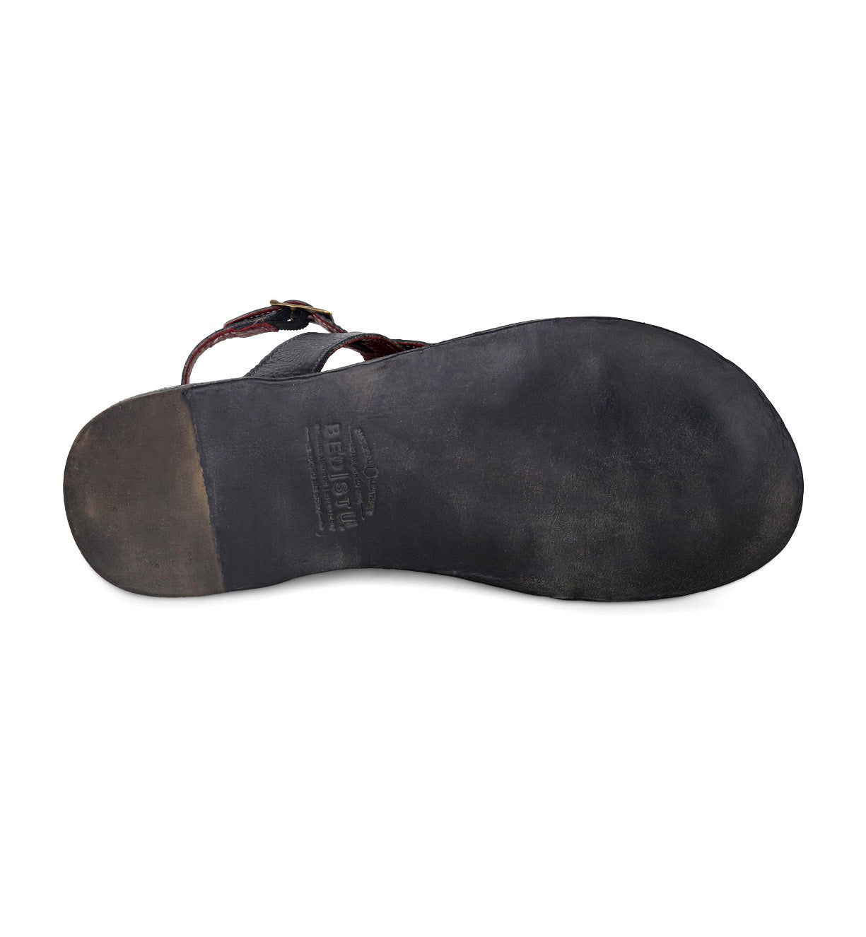 The back of a Manati II sandal with straps by Bed Stu.