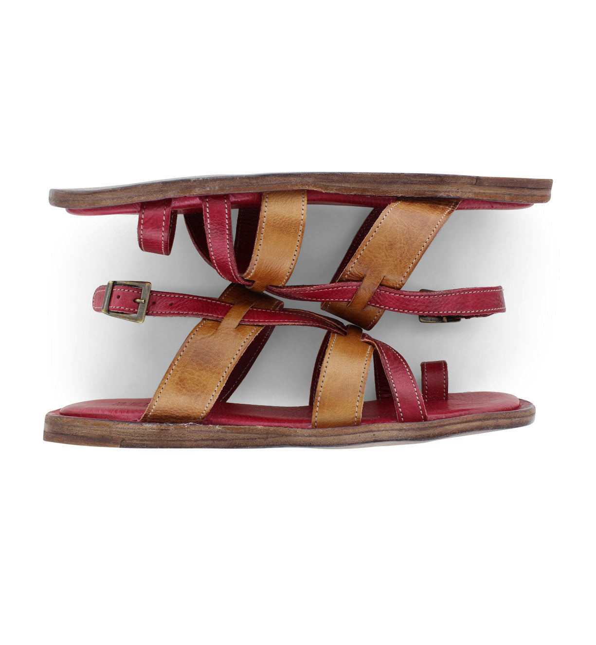 A pair of Bed Stu Manati II sandals on a white background.