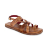 Men's Bed Stu Manati II tan leather sandals with straps.