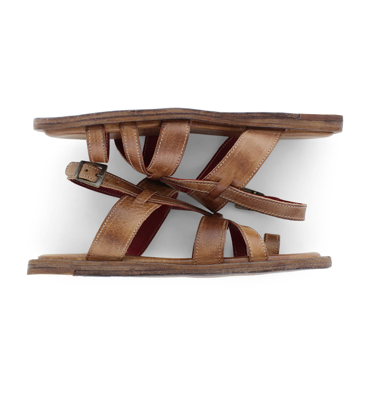 A pair of Bed Stu Manati II sandals on a white background.
