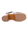 The back view of a Mantis sandals by Bed Stu.