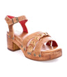 A women's Mantis sandal with braided straps and wooden heel by Bed Stu.