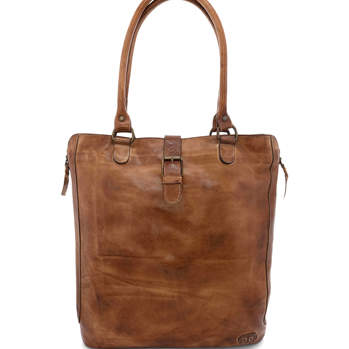 The Bed Stu Mildred brown leather tote bag.