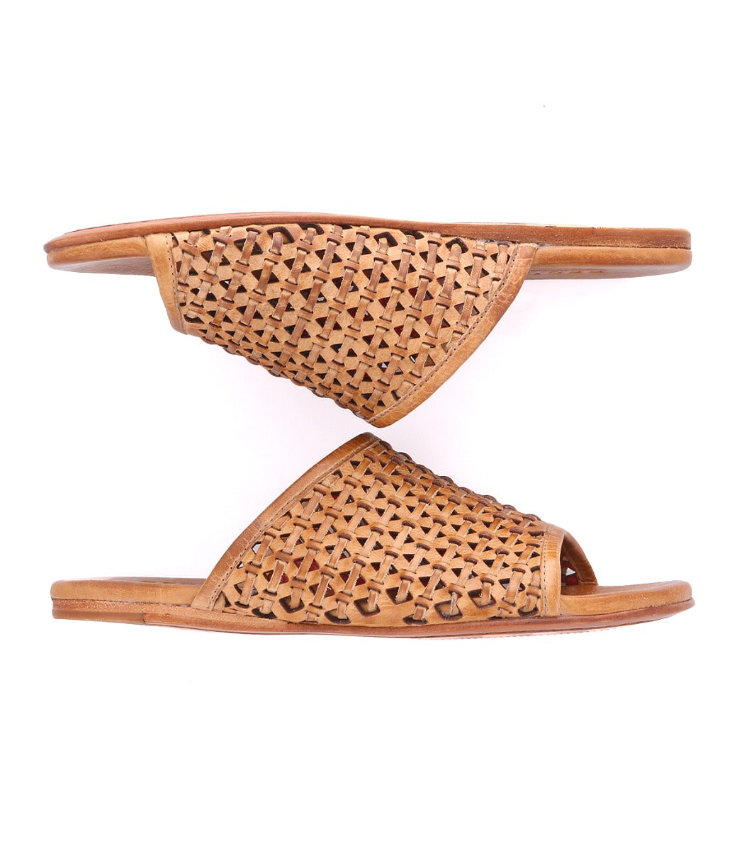 A pair of Minerva sandals with perforated details from Bed Stu.