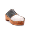 A sustainable pair of Mista wood clogs for women by Bed Stu.