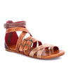 A women's Miya leather sandal by Bed Stu with straps and buckles.