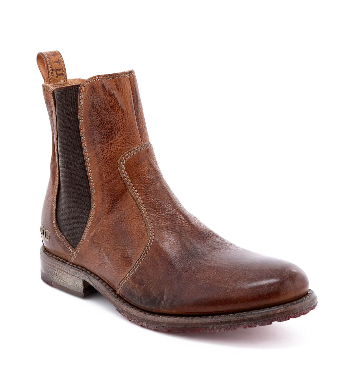 Bed Stu Nandi women's brown leather chelsea boots.