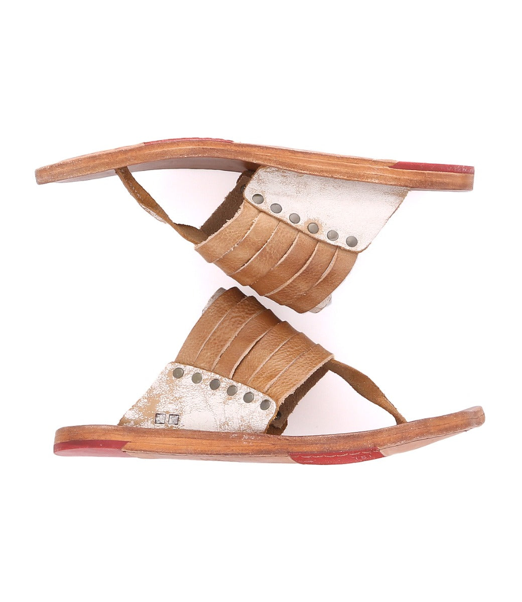 A pair of Nemesis by Bed Stu leather sandals.