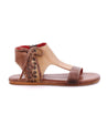A Nina women's sandal with tan and brown detailing from Bed Stu.