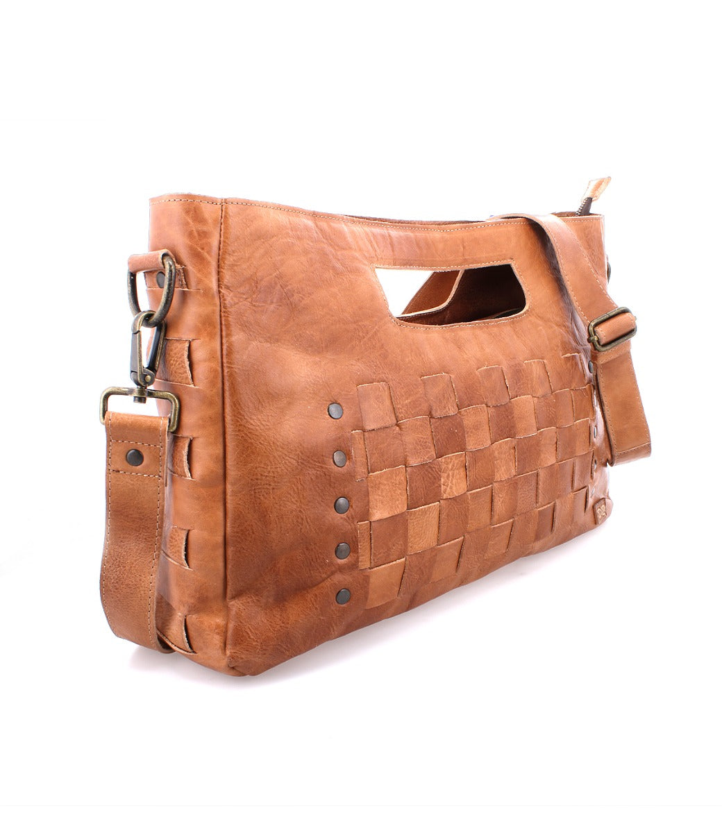 An Orchid L leather bag with a strap by Bed Stu.