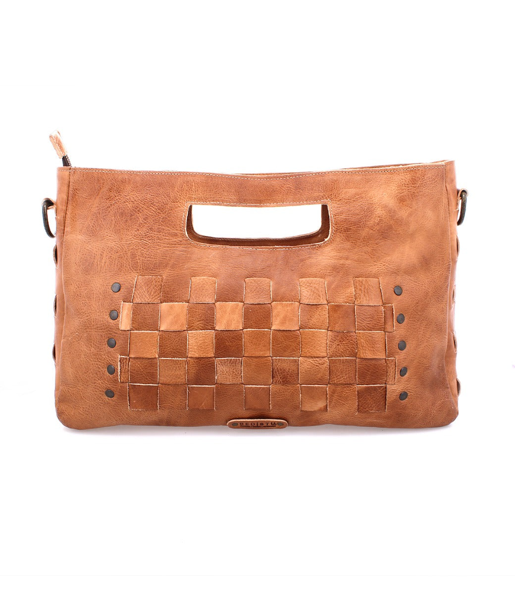 An Orchid L Bed Stu leather bag with rivets and studs.