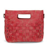 A distressed red Orchid handbag by Bed Stu.