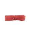 A Prepped by Bed Stu red leather pencil case on a white background.