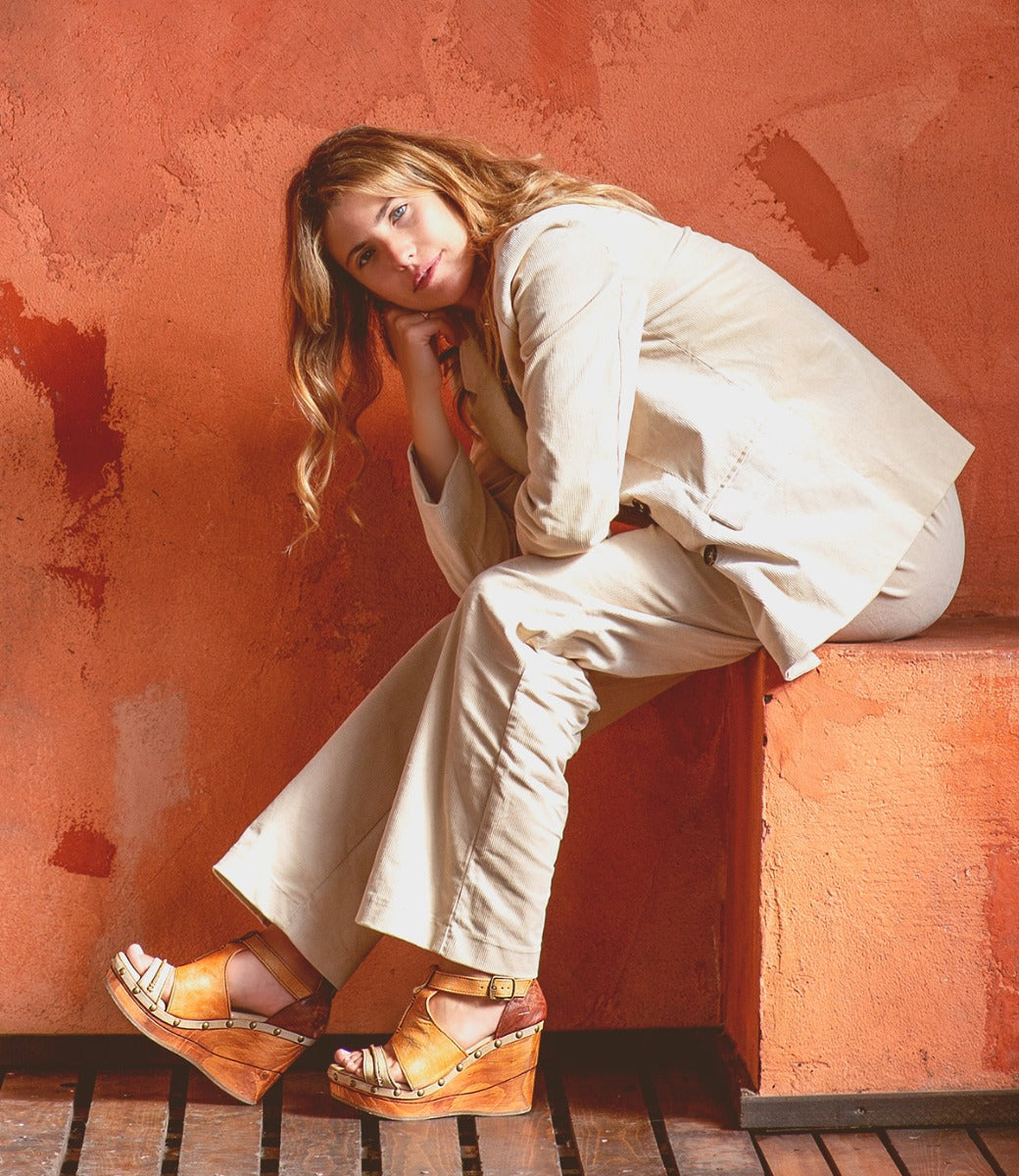 Princess: Sustainable Wooden Wedge Sandals | Bed Stu – Bed|Stü