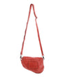 A red leather Priscilla cross body bag with a Bed Stu strap.