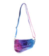 A blue and purple Priscilla cross body bag with a strap by Bed Stu.