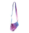A blue and purple Priscilla cross body bag with a strap by Bed Stu.