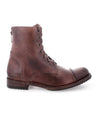 A men's brown leather Protege boot with laces.