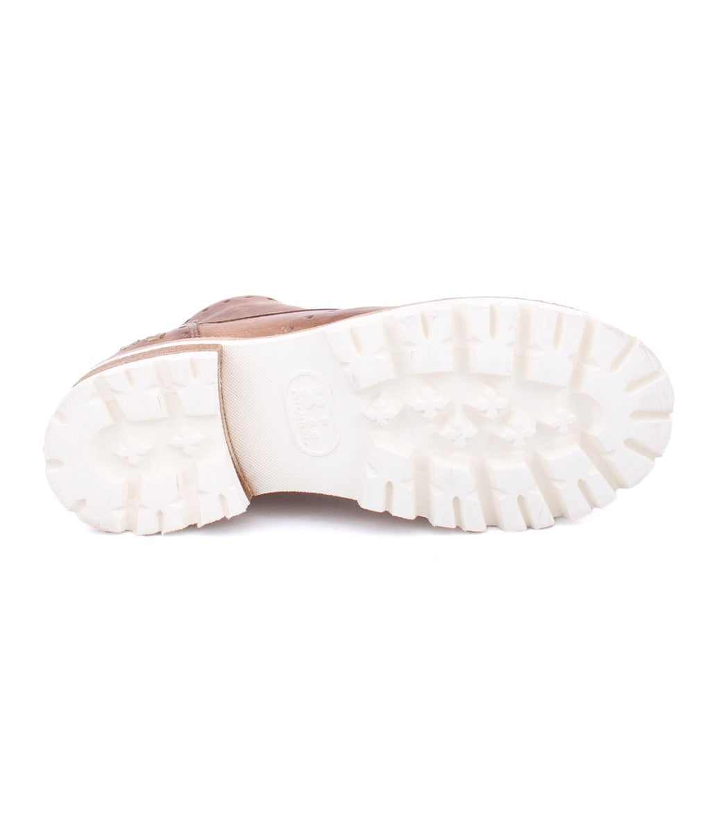 A women's Quatro III shoe with white soles on a white background by Bed Stu.