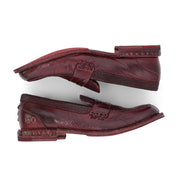 A pair of Reina loafers by Bed Stu on a white background.