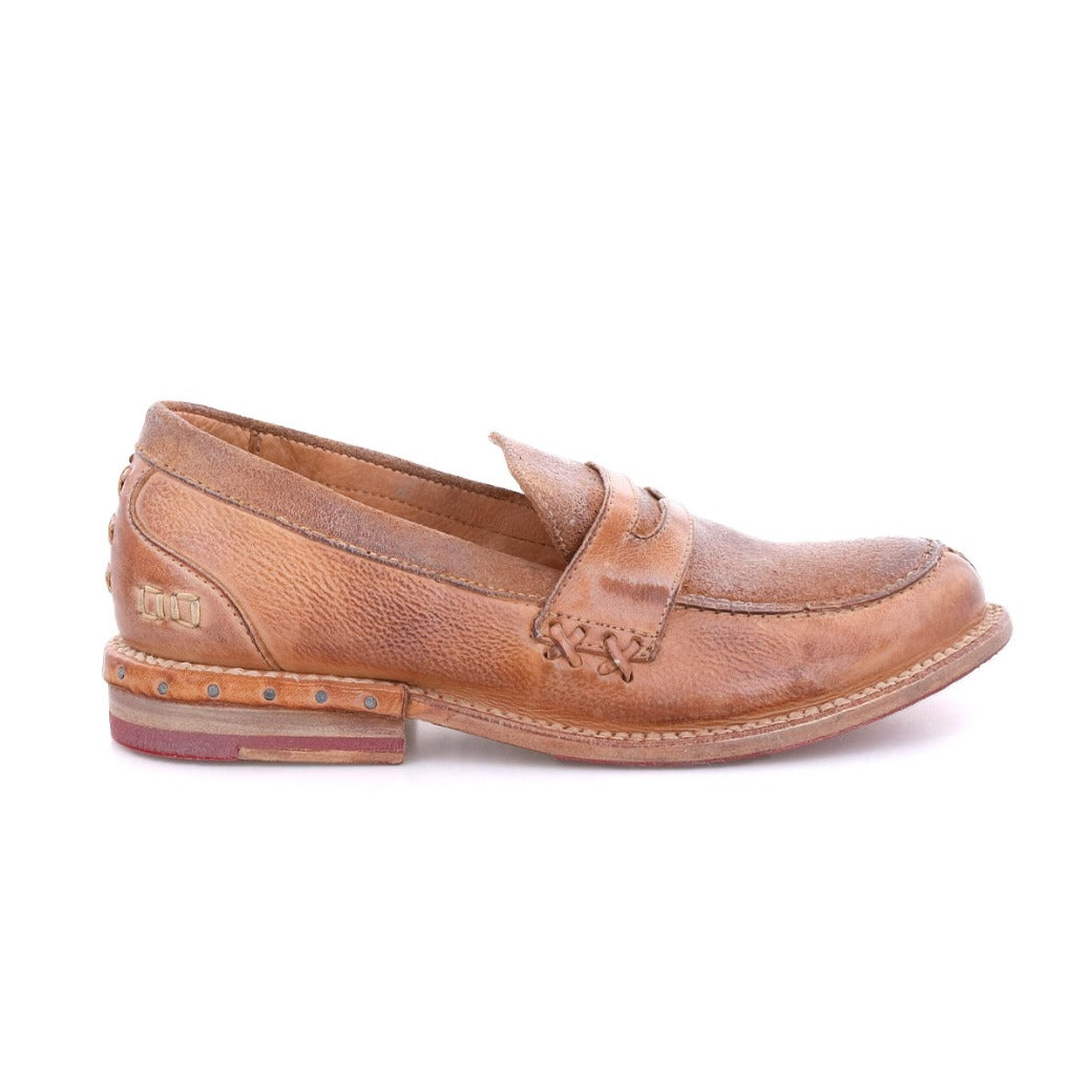 A women's Reina loafer in tan leather by Bed Stu.