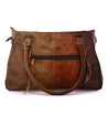Back of Rockababy handbag with a zipper.