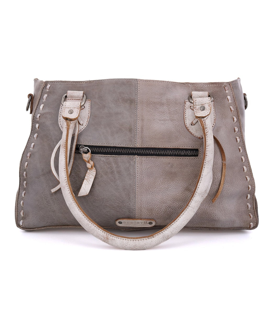 A Rockababy leather handbag by Bed Stu with a zipper.