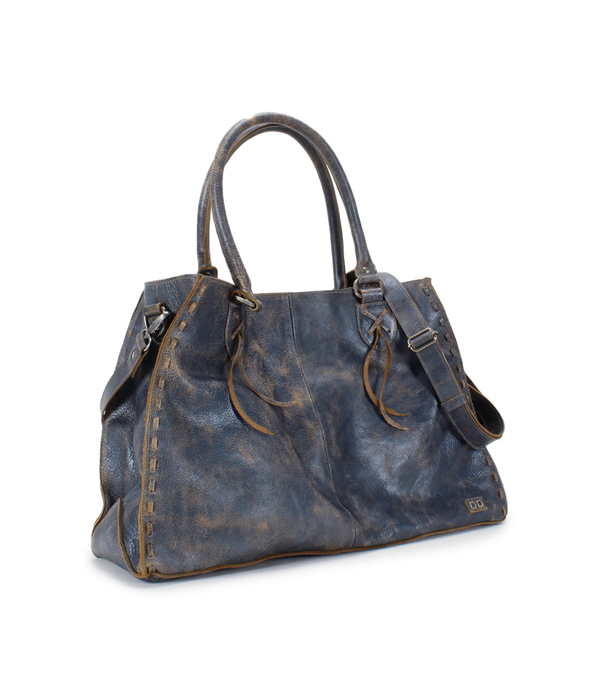 A Rockaway handbag with brown handles from Bed Stu.