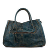 A Rockaway leather tote bag with a zipper by Bed Stu.
