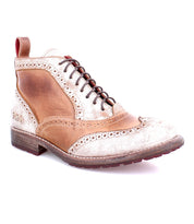 A women's Bed Stu Sally wingtip lace up boot.