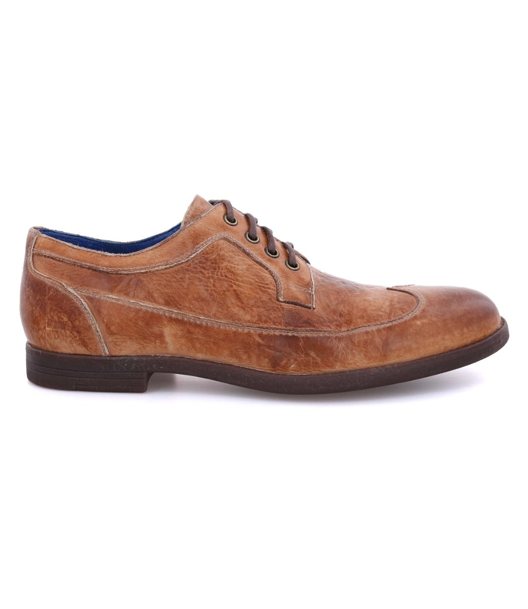 A men's Sandro tan leather derby shoe by Bed Stu.