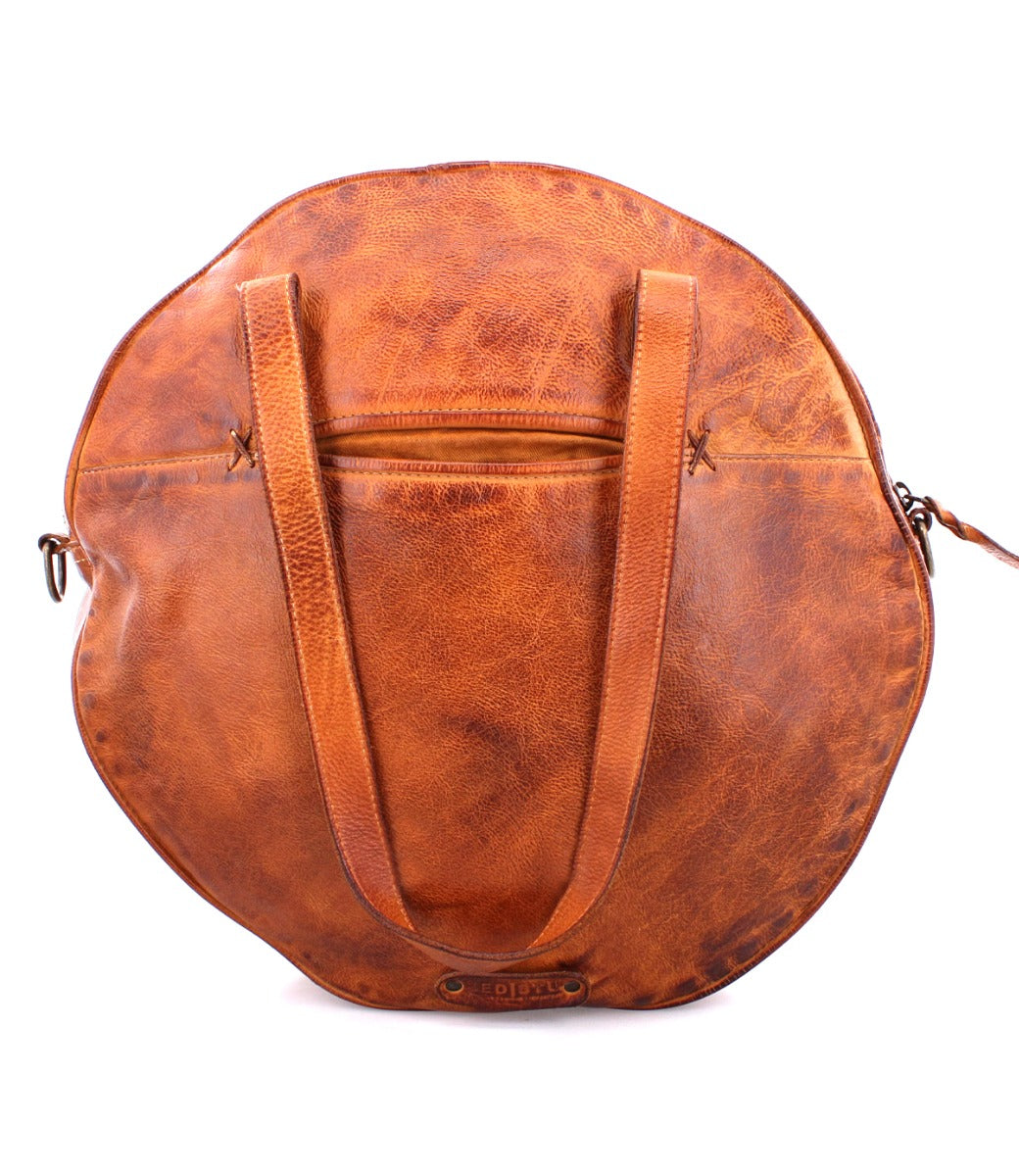 An image of a Saray brown leather bag by Bed Stu.