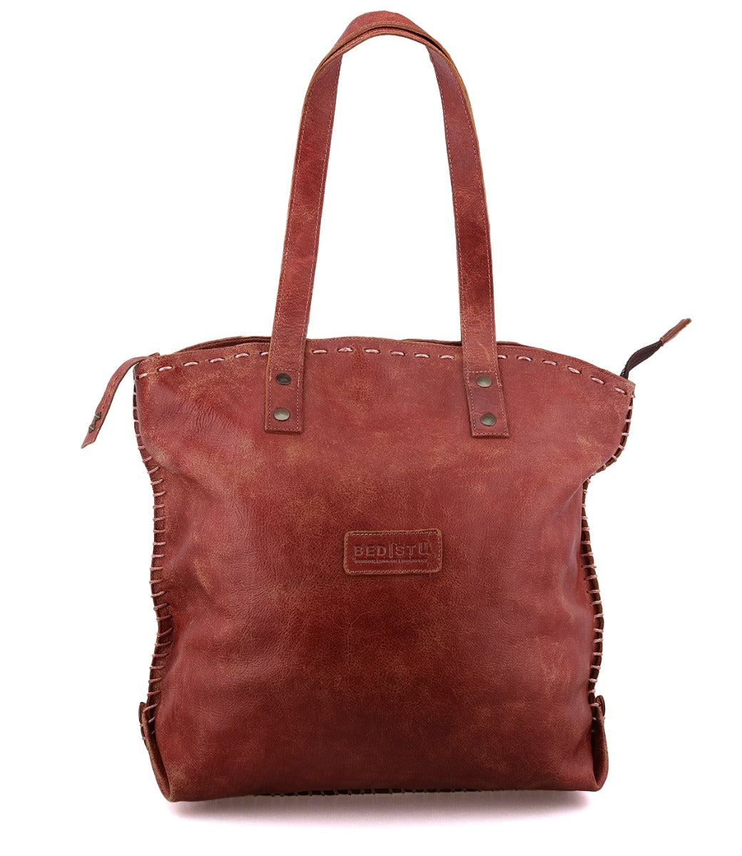 The Skye II women's leather tote bag by Bed Stu.