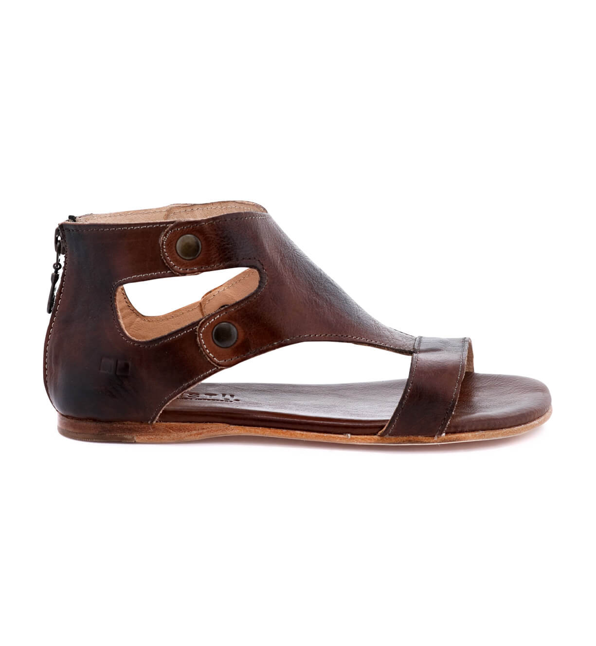 A women's Soto sandal by Bed Stu, made from teak leather with an open toe.