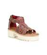 A Pacifica women's sandal with two straps and a platform by Bed Stu.