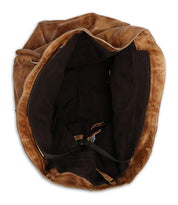 The inside of a Rebekah leather bag by Bed Stu.