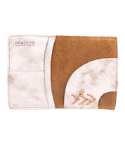 A Stardust leather wallet with an arrow on it from Bed Stu.