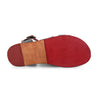 The back of the Sue women's sandal with a red sole by Bed Stu.