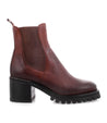 Bed Stu Surge Italian leather Chelsea boots in brown with a higher block heel.