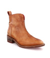 A women's Tan leather Tabitha ankle boot by Bed Stu.