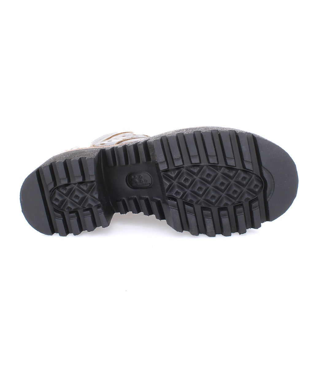 A pair of Bed Stu Tanzania men's shoes with black soles on a white background.