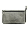 Bed Stu Templeton II vegetable tanned leather multi-functional clutch with zipper.