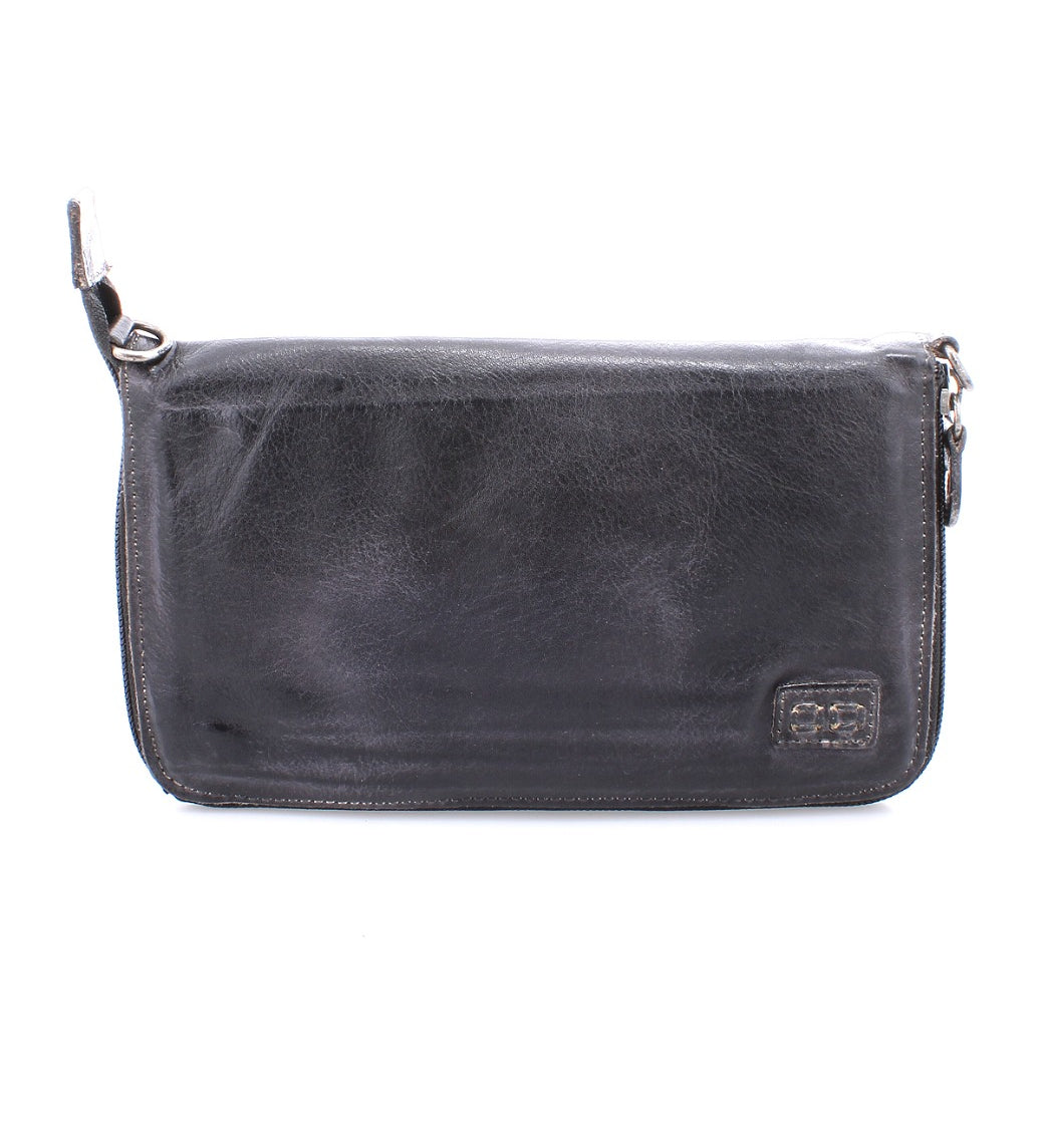 Bed Stu Templeton II black pure leather multi-functional clutch.