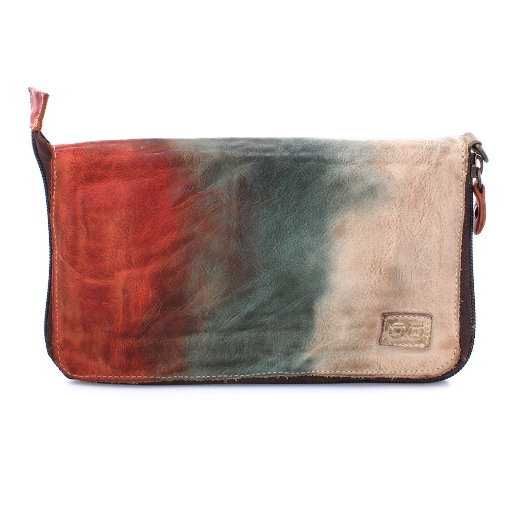 Bed Stu Templeton II colorful leather multi-functional leather clutch.