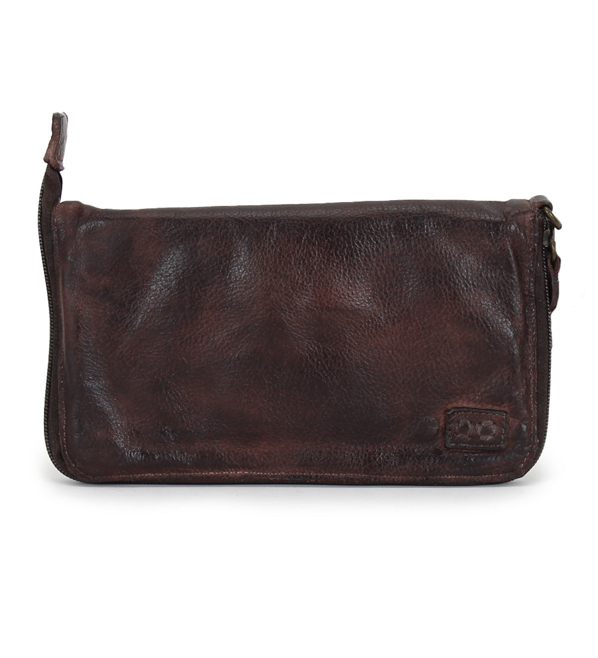 Bed Stu Templeton II teak leather multi-functional pure leather clutch.
